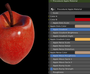 Procedural Apple Material 🍎