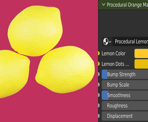 Procedural Lemon Material 🍋