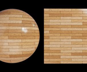 Procedural Wood Floor Material