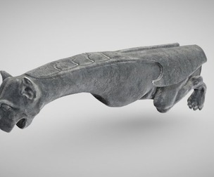 Waterspout Gargoyle "Toon Bat"