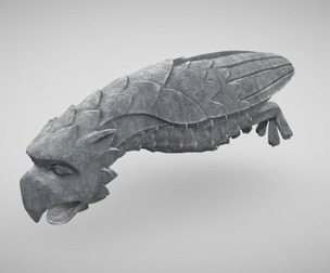 Waterspout Gargoyle "Owl Parrot"