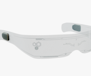 Futuristic Cyberpunk Sci-fi Glasses