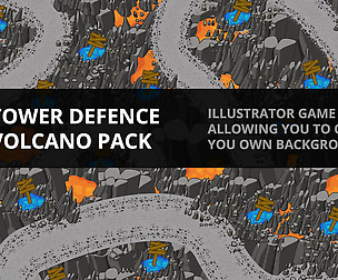Tower Defence Volcano Pack