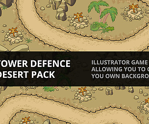 Tower Defence - Desert Pack 1