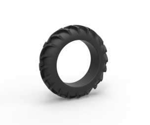 Tractor tire 20 Scale 1:25