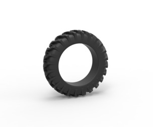 Tractor tire 23 Scale 1:25