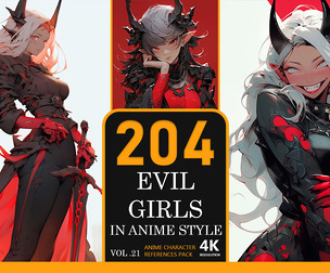 Evilgirls In Anime Style