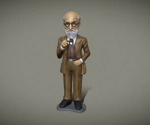 Sigmund Freud figurine