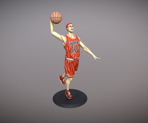 Hanamichi Sakuragi figure for 3d print