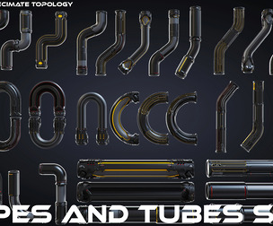 Sci-fi Pipes set