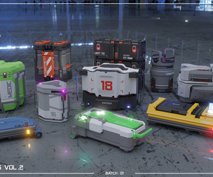 Sci-fi boxes and crates vol. 2 - batch 01