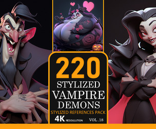 Stylized Vampire Demons