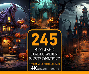 Stylized Halloween Environment
