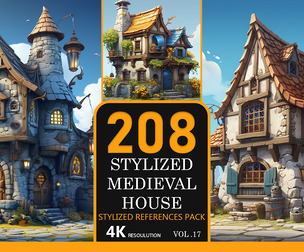 Stylized Medieval House