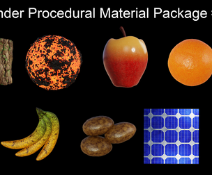 Blender Procedural Material Package #1