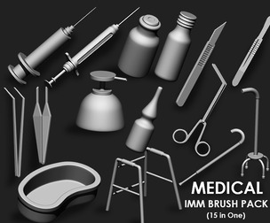 Medical Objects IMM Brush Pack (15 in One)