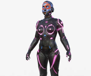 Cyborg Angel Asian 17 and 18