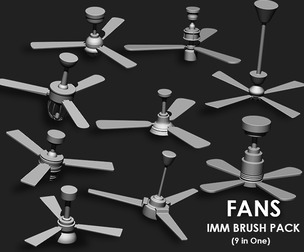 Fans IMM Brush Pack (9 in One)
