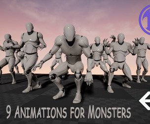 Animations For Monsters UE