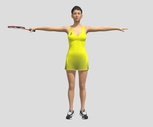 Badminton Player