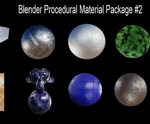 Blender Procedural Material Package #2