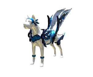 Dog Armor Fantasy 3D model