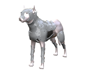 Dog Armor 3D model