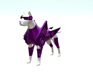 Dog Armor Science 3D model