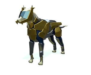 Dog Light Armor 3D model