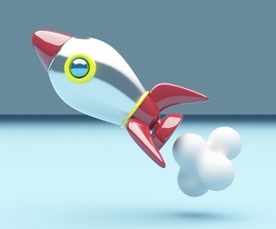 Cartoon Rocket