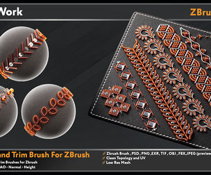 30 BeadWork-IMM Brush and Trim Brush - VOL 02