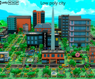 Low poly city