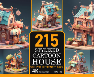 Stylized Cartoon House