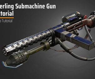sterling submachine gun