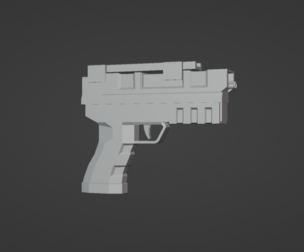 lowpoly scifi weapons pack