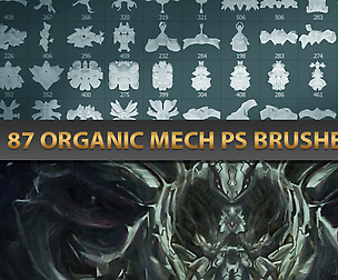 87 Organic Mech Brushes