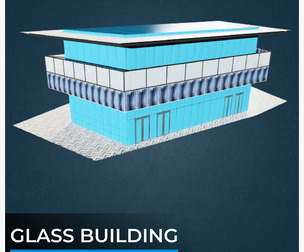 Glass building