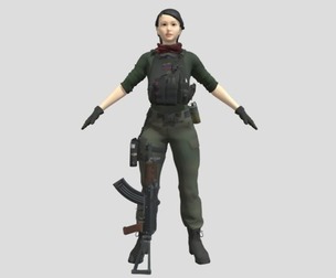 Female Soldier