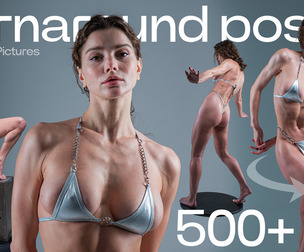500+ Female Turnaround Poses For Sculpting