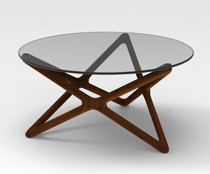 Round Glass Table
