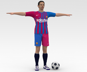 Soccer Player Barcelona