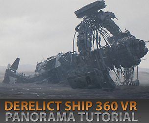 Derelict Ship 360 VR Panorama Tutorial