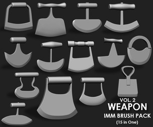 Weapon Collection IMM Brush Pack (15 in One) Vol.2