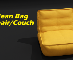 SunnyBean 3D Chair Couch for 3d realistic renders