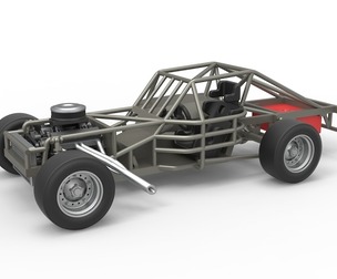 Outlaw Figure 8 Modified stock car Base 1:25