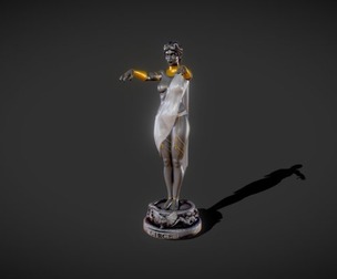 Circe statue or Kirke goddess statue