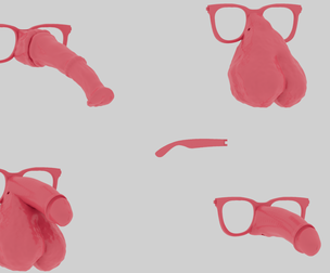 PENIS GLASSES - FUNNY ITEM PENISNASE GLASSES JOKE
