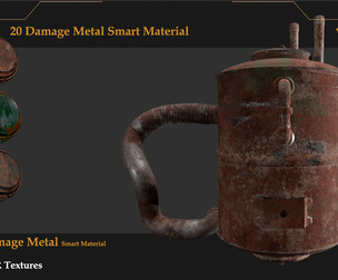 20 Damaged Metal Smart Material