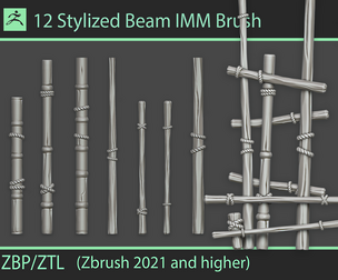 Stylized Beam IMM Brushes