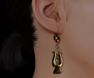 Harp Earrings